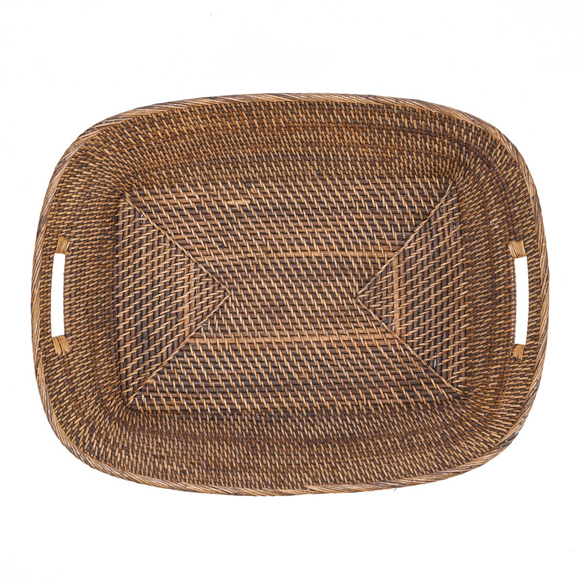 Rattan laundry basket, medium – handwoven