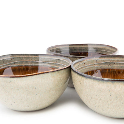 Stoneware cereal bowl, mixed colours – S