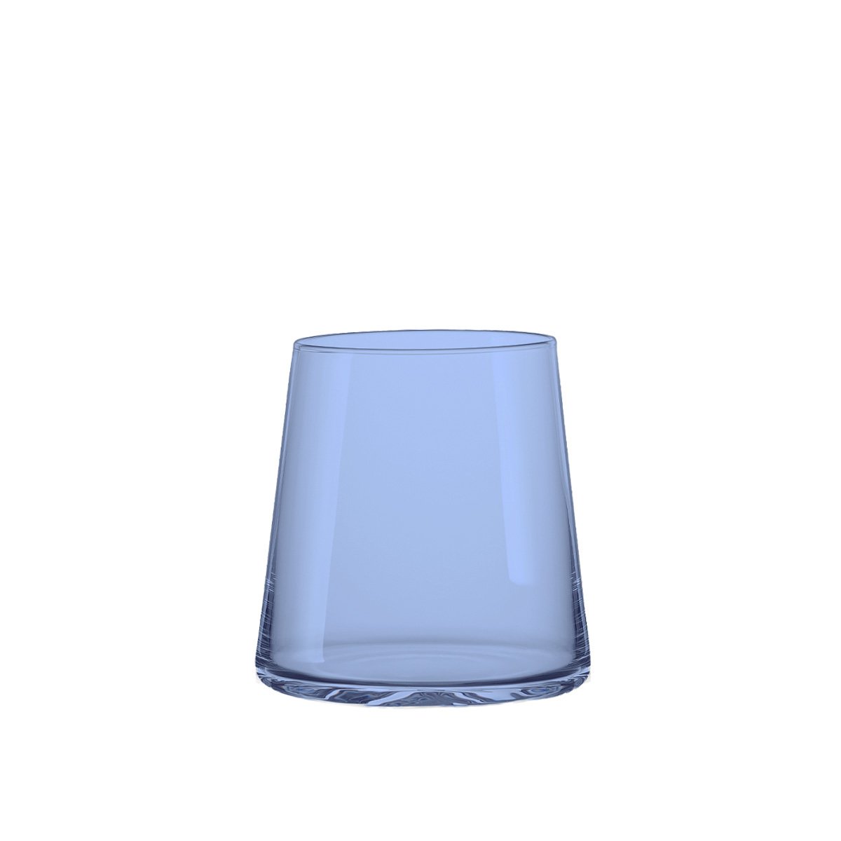 Multicolour glass water glasses 300 ml – set of 6