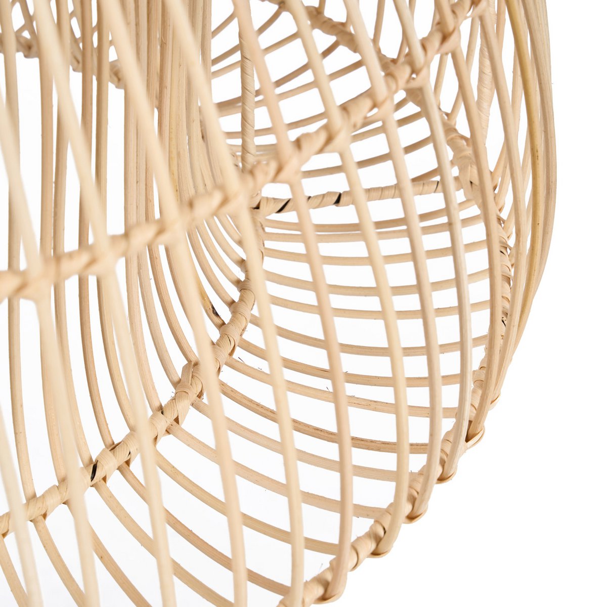 Rattan pendel 57 cm - håndvævet i Indonesien