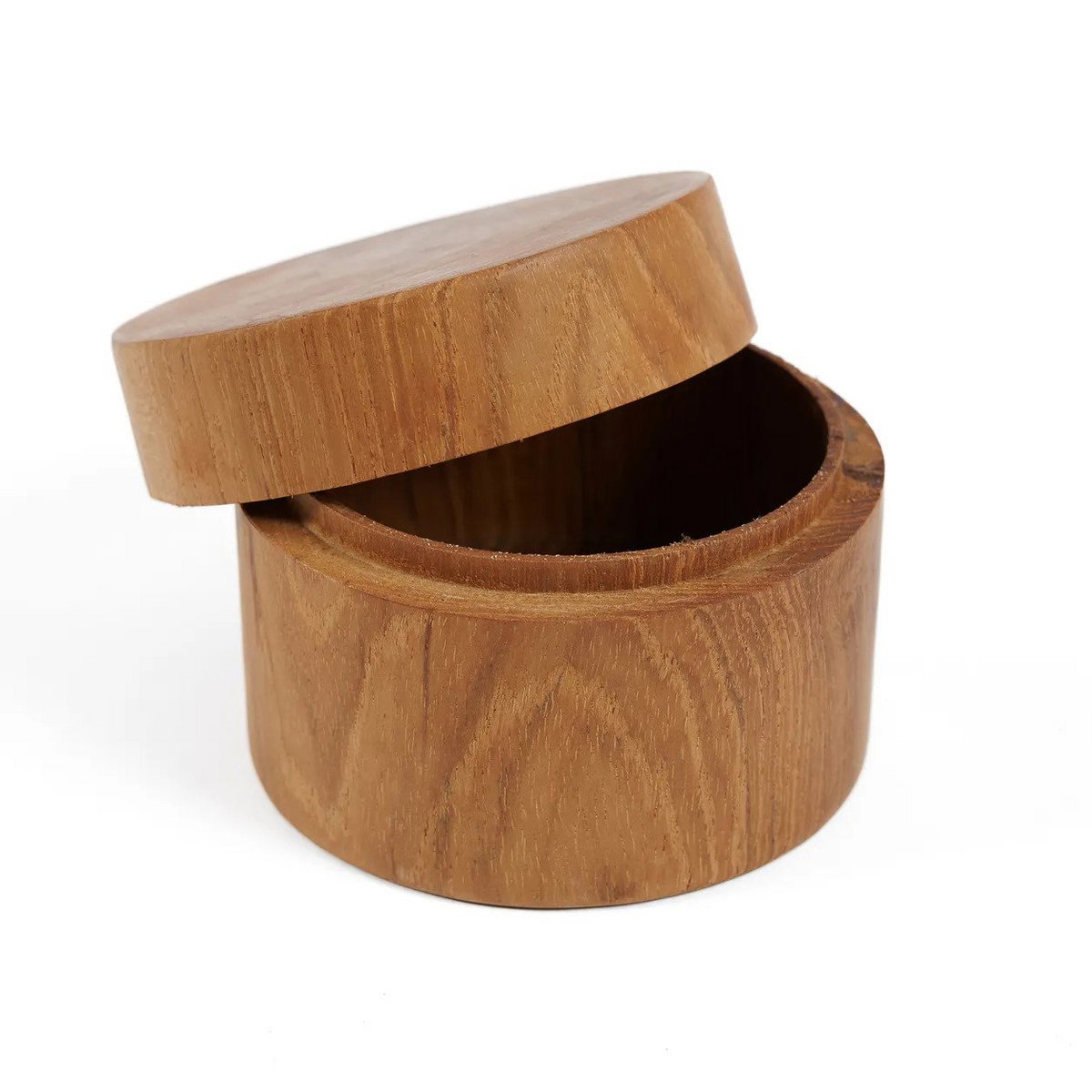 Teak root storage jar 8 × 6 cm - made in Indonesia