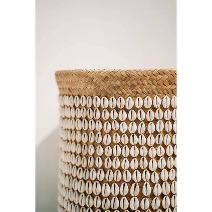 Pandan shell basket 34 × 40 cm - natural