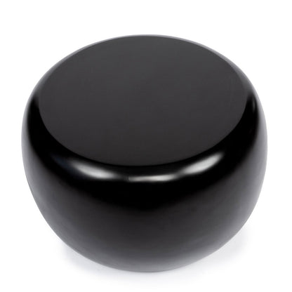 Mat polyresin sidebord - Sort 70 cm