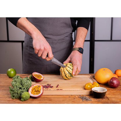 Bunka paring knife, 9 cm - ebony handle with sheath