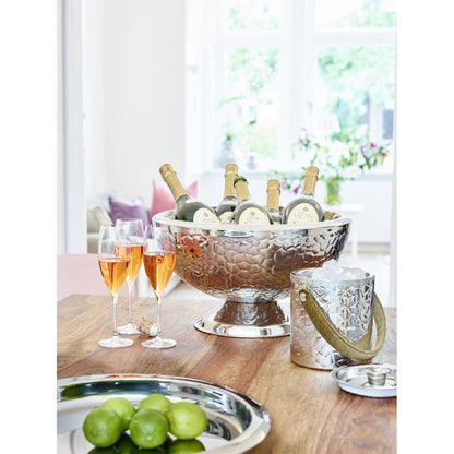 EDZARD Capri champagnekøler, Ø 43 cm × 24 cm – poleret stål