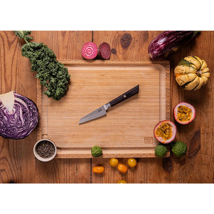 Santoku starter set, 2 knives - handmade Japanese steel