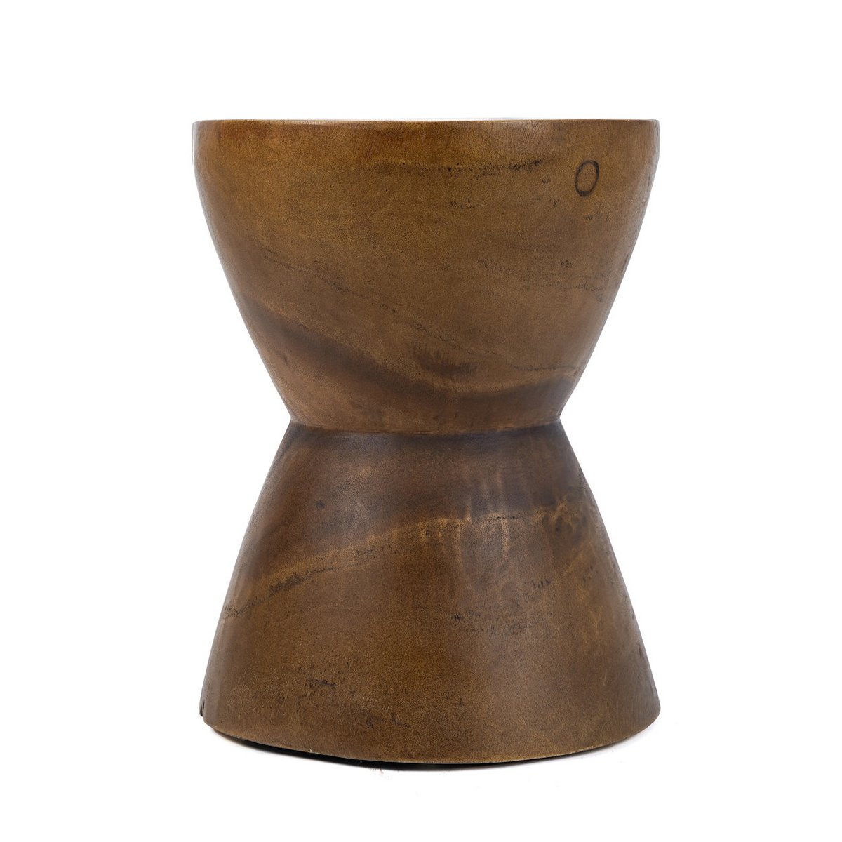 Suar wood stool, natural – side table