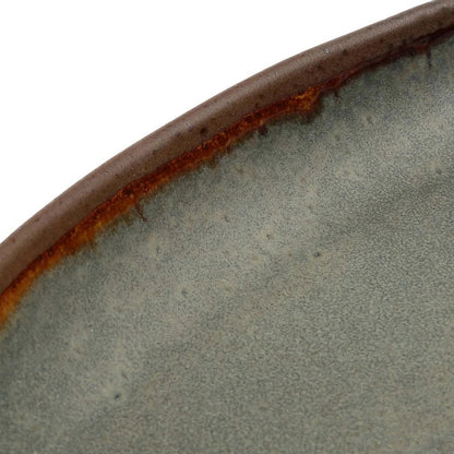 Stoneware serving platter, medium - Portuguese handmade