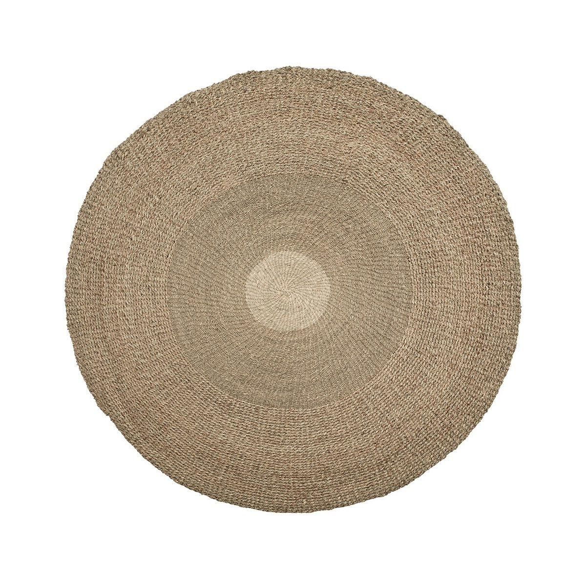 Round seagrass rug ø 200 cm - natural, handwoven in Vietnam