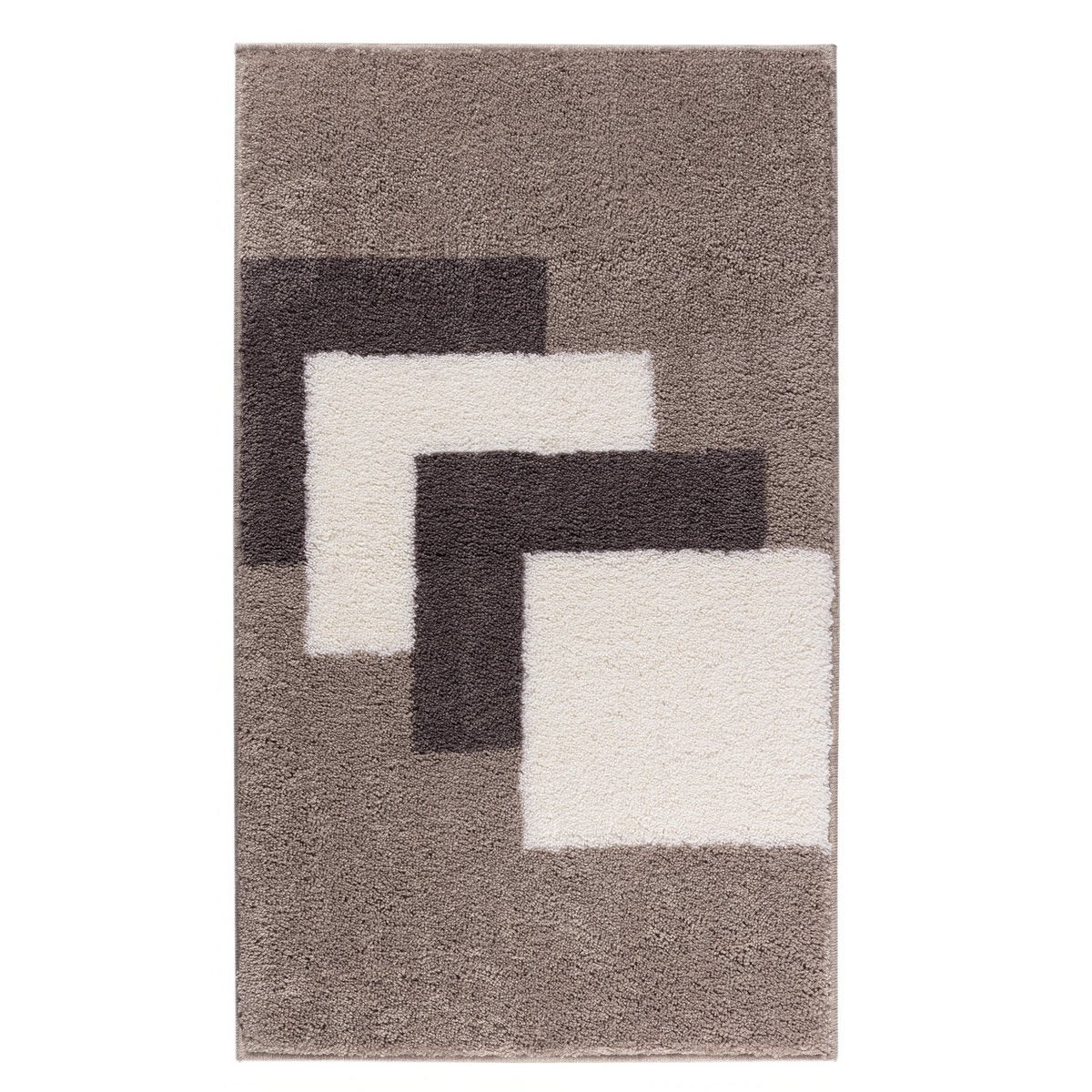 Acrylic bath mat sand 100×60 cm - deep pile