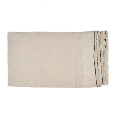 Linen tablecloth, natural – 150×250 cm