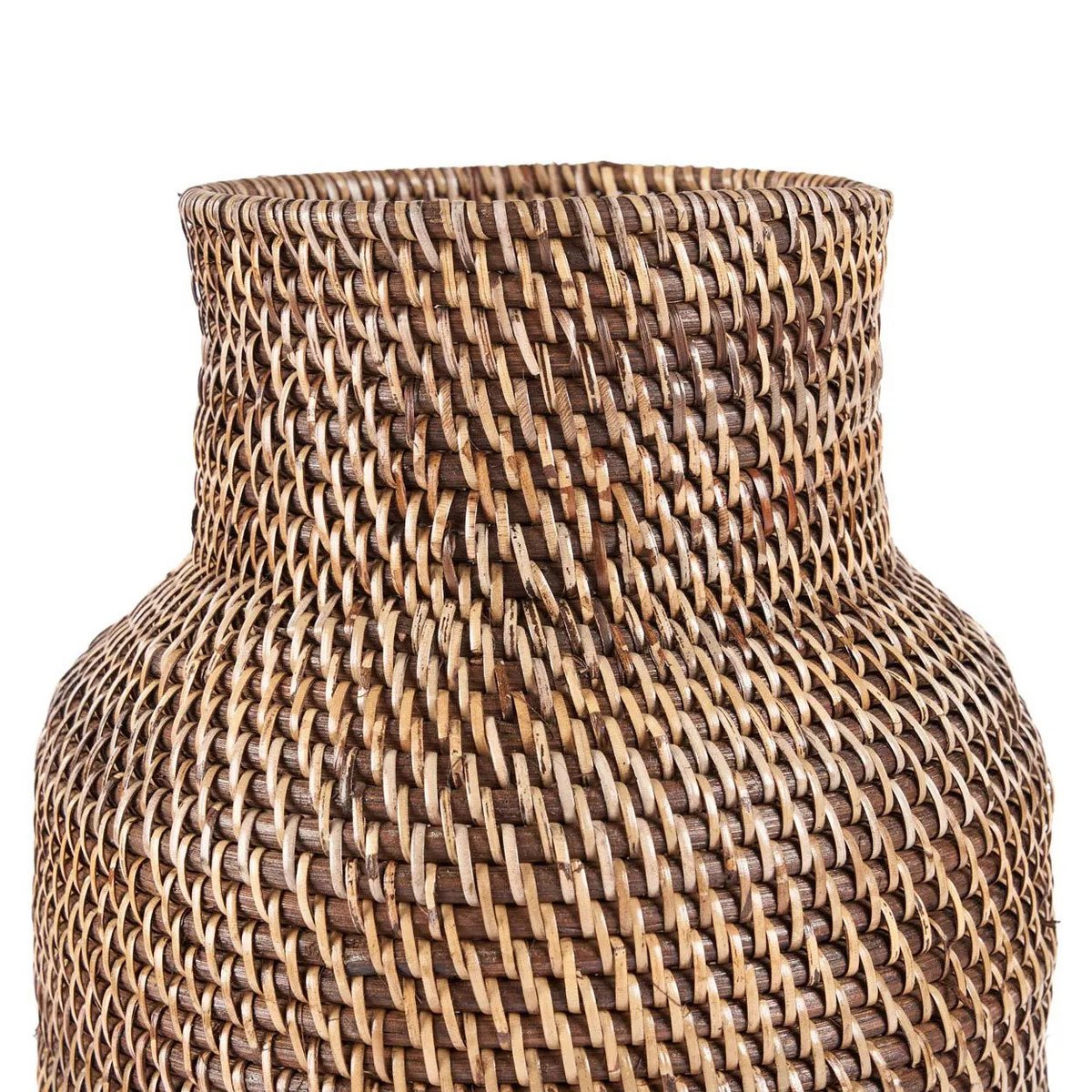 Rattankorbzylinder 24 × 67 cm – naturbraun