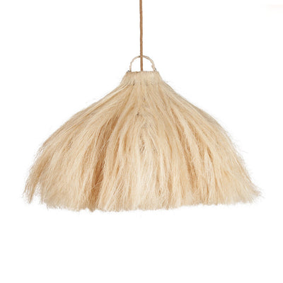 Hanf-Pendelleuchte 110 cm – Kuppelform, handgeflochten XL