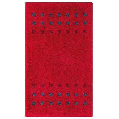 Acrylic bath mat 60×100 cm - red, deep pile