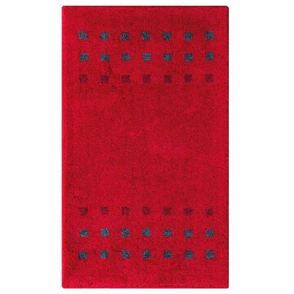 Acrylic bath mat 60×100 cm - red, deep pile