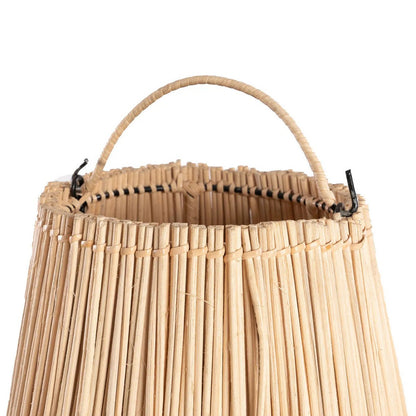 Rattan Shala pendellampe, beige – 77×57 cm