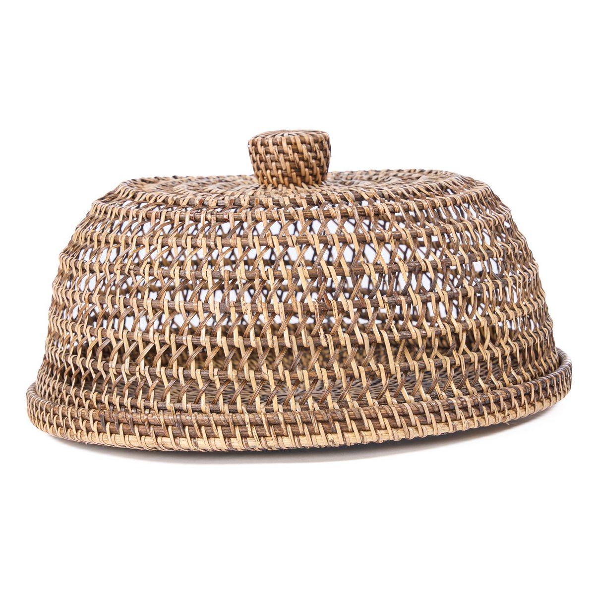 Spisekuppel i rattan, stor - håndflettet