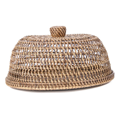 Spisekuppel i rattan, stor - håndflettet