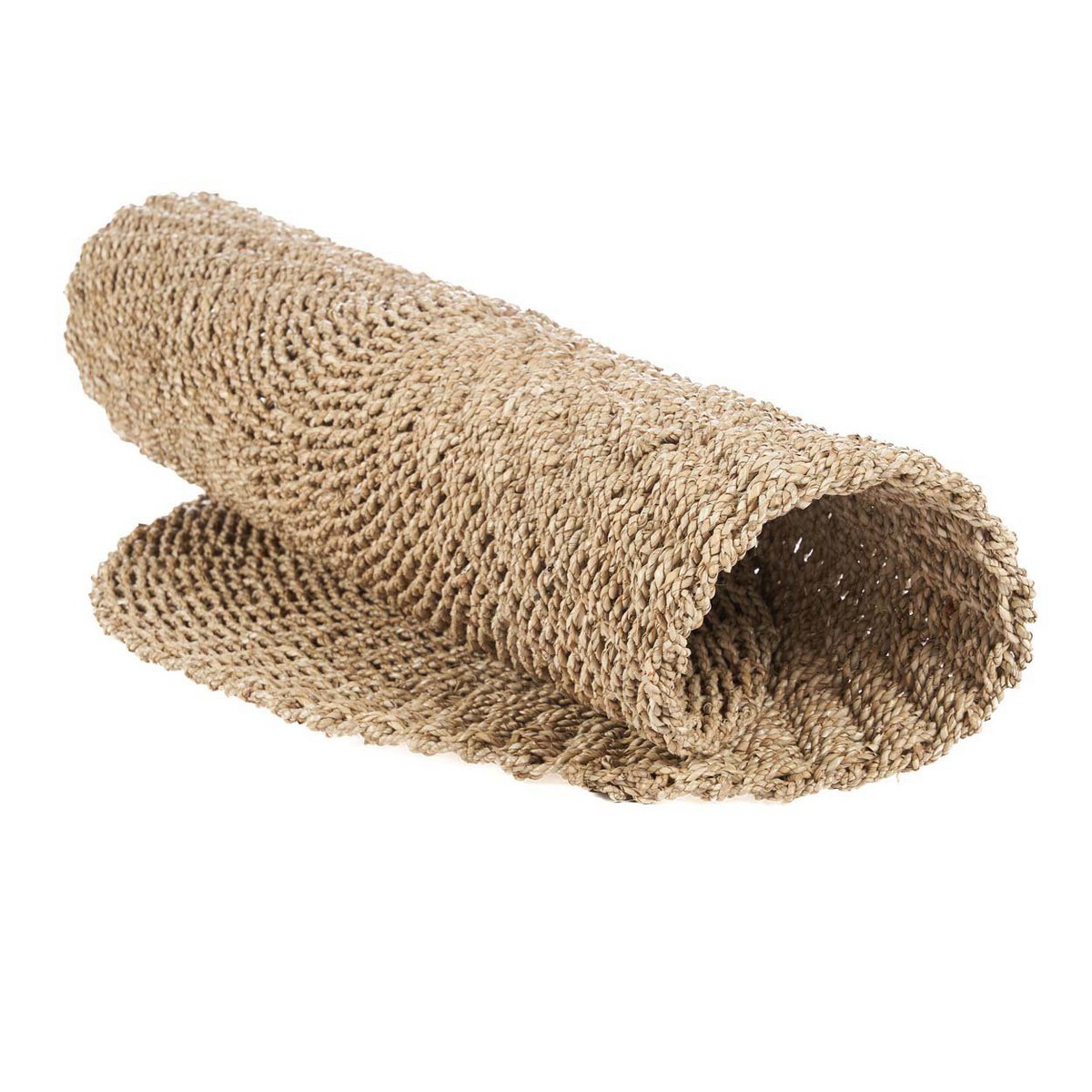 Round sisal rug ø 100 cm - natural, woven in Indonesia