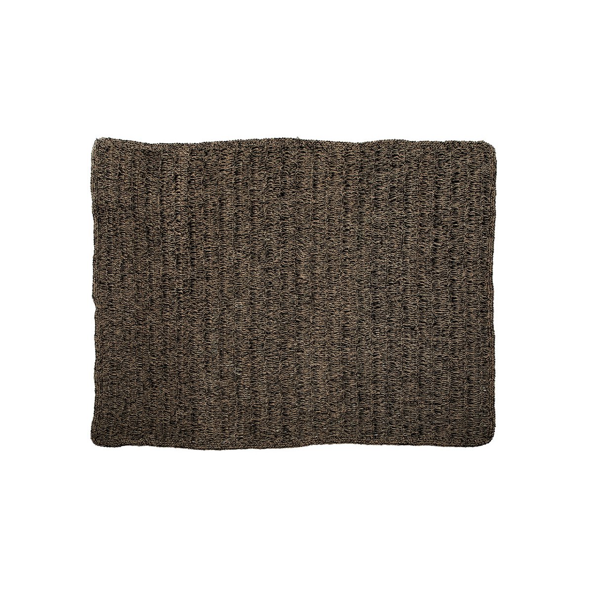 Seagrass carpet, natural black – 180 × 240 cm