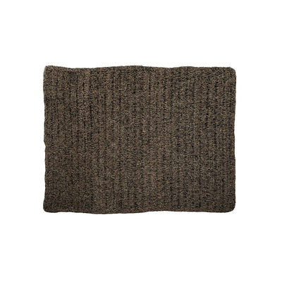 Seagrass carpet, natural black – 180 × 240 cm
