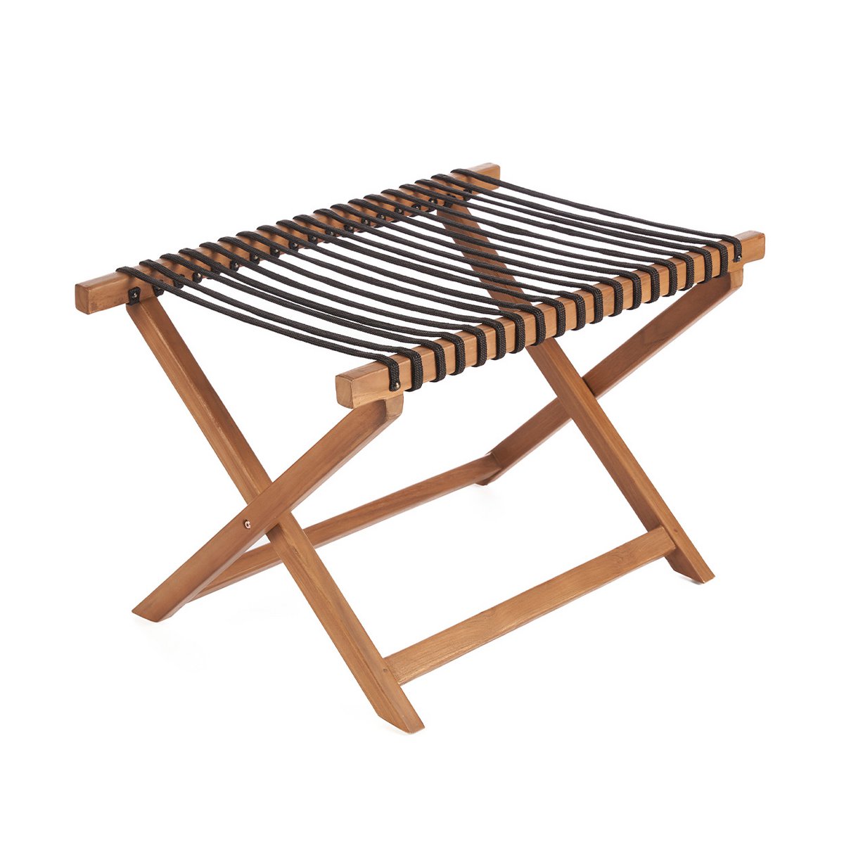 Wood luggage rack, foldable - Natural