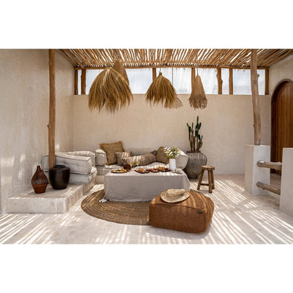 Grass fibre pendant shade 28 cm – Rayung Hut, medium