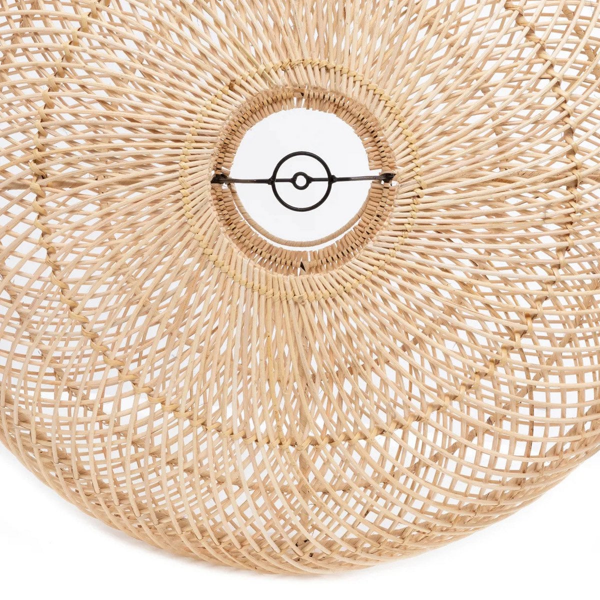 Wholly pendant light, small – hand-woven rattan