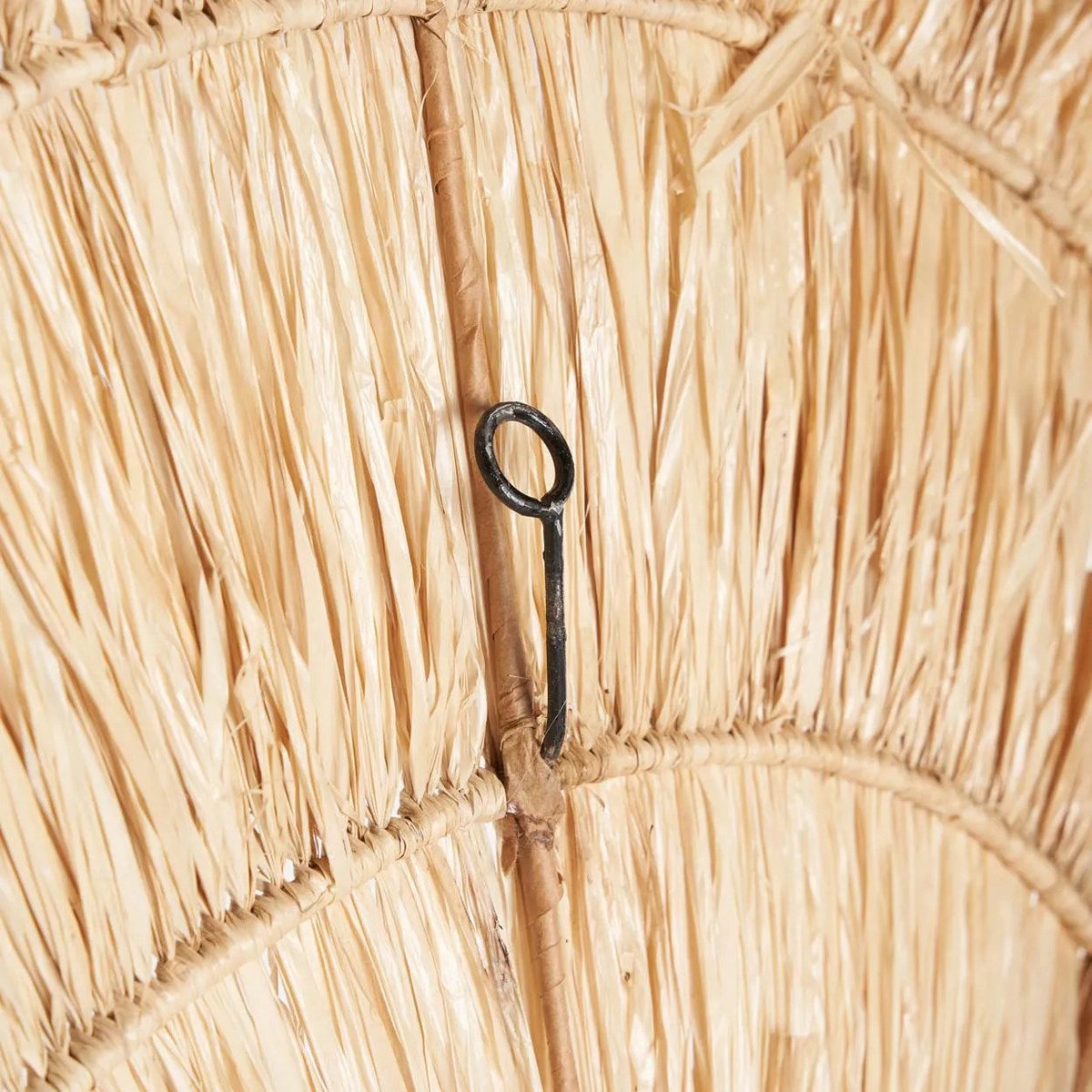 Sisal vægcirkel, håndvævet - XL