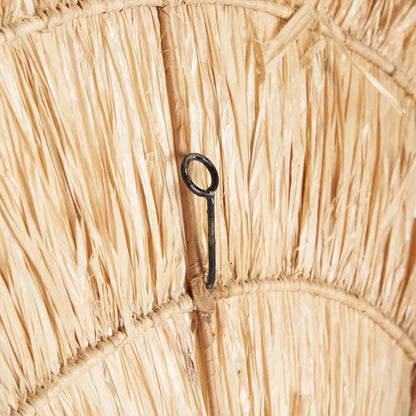 Sisal vægcirkel, håndvævet - XL