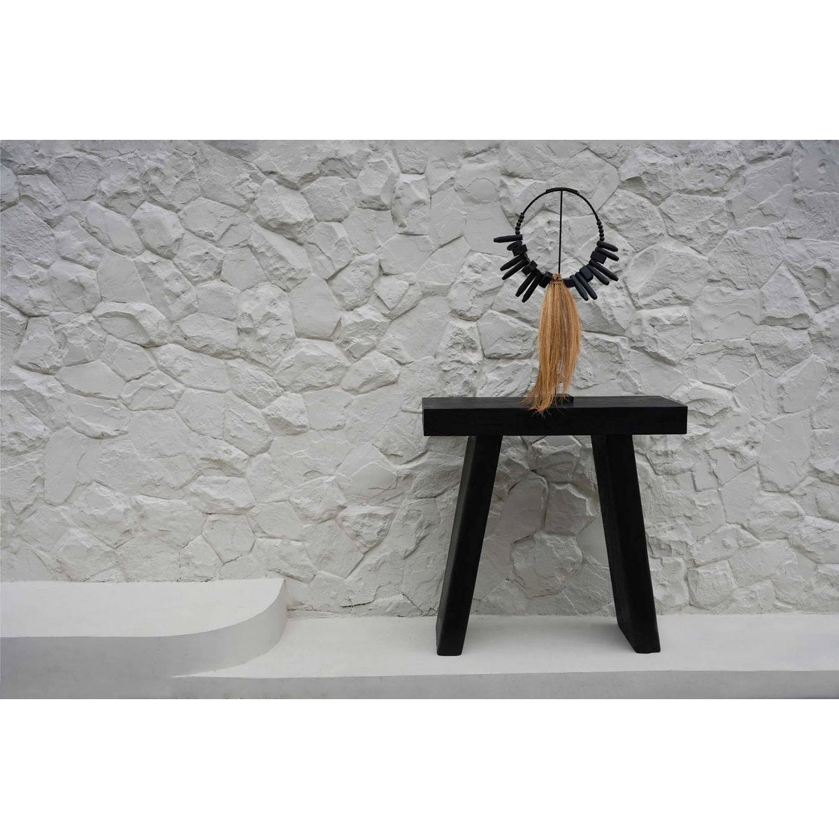Rayung wood and grass on stand - tall