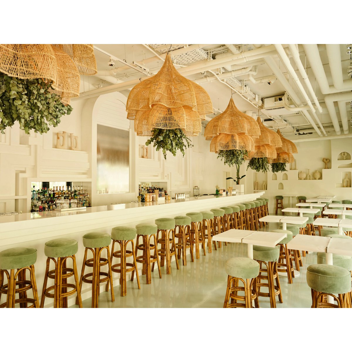 Rattan pendant shade 150 cm XXL - natural