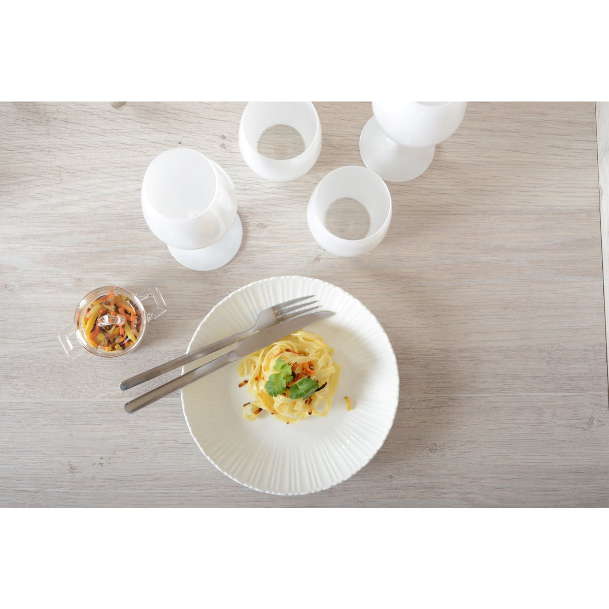 Glass mini saucepan 7×11×6 cm