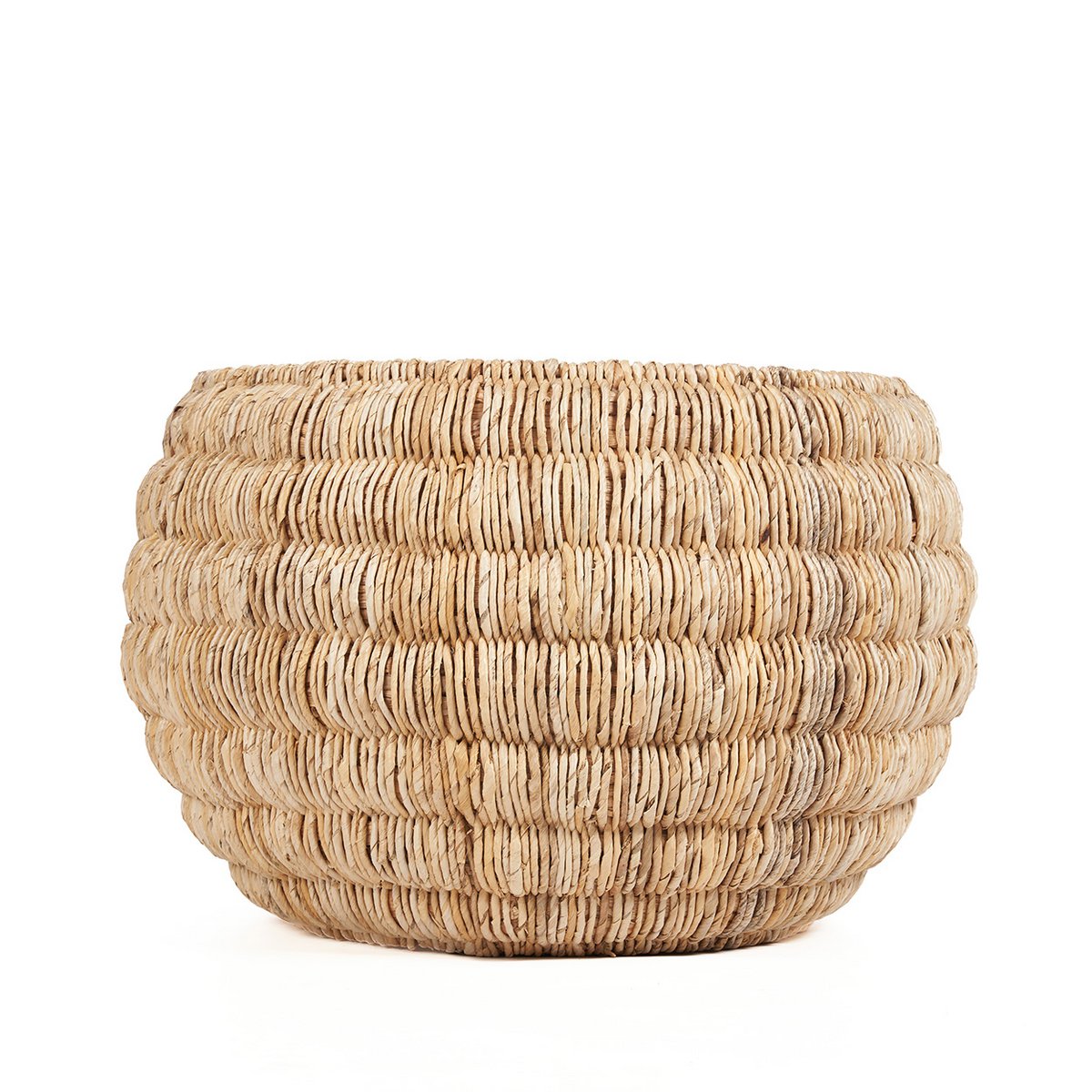 Palm leaf basket, round - 58 cm