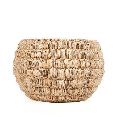 Palm leaf basket, round - 58 cm