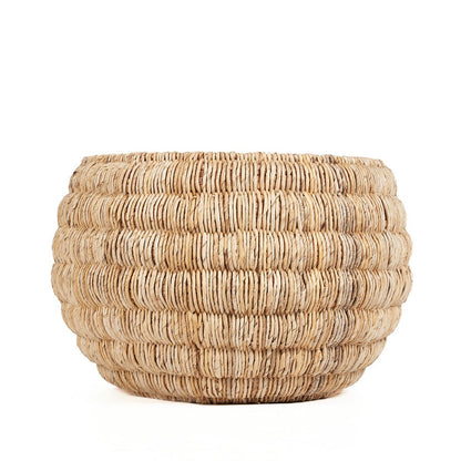 Palm leaf basket, round - 58 cm