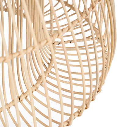 Rattan pendellampe 50 cm – håndvævet i Indonesien