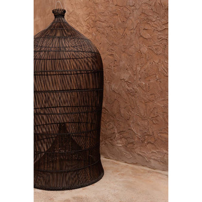 Woven Bell pendant - Dark walnut - XL