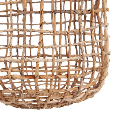Palmblatt-Pendelleuchte 30 × 57 cm - handgeflochten in Indonesien