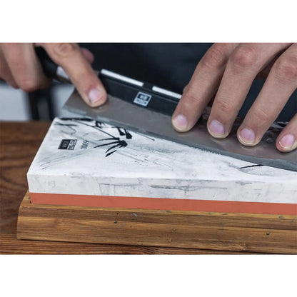Whetstone 2000/6000 grit with bamboo base and angle guide