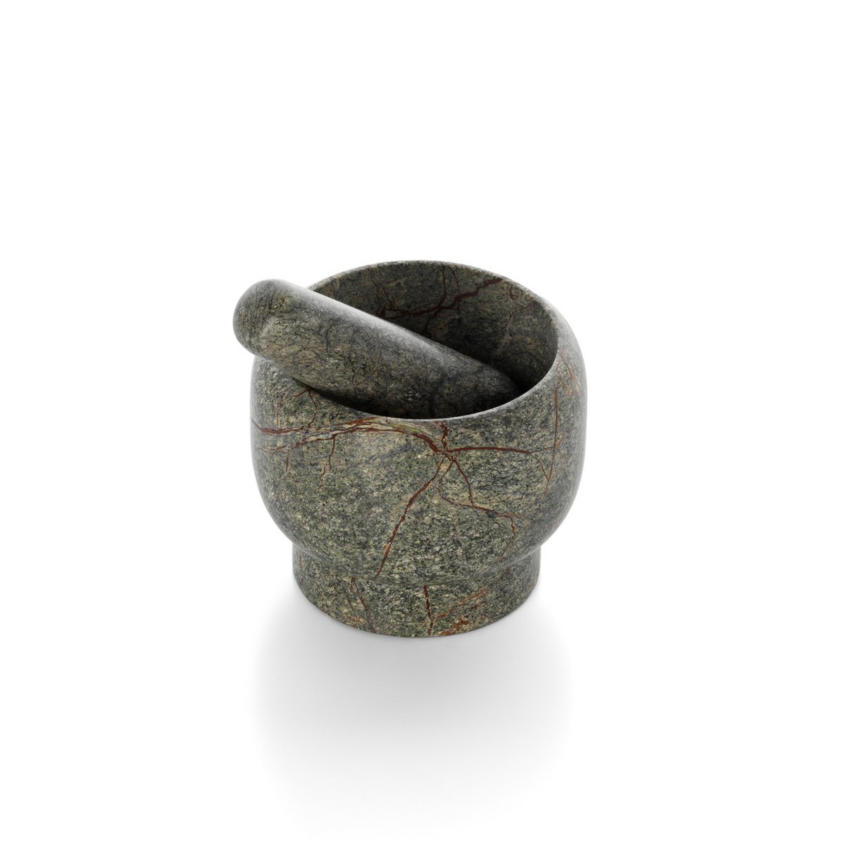 Bidasar marmorkrydderikværn, grøn - 12,5×12,5 cm