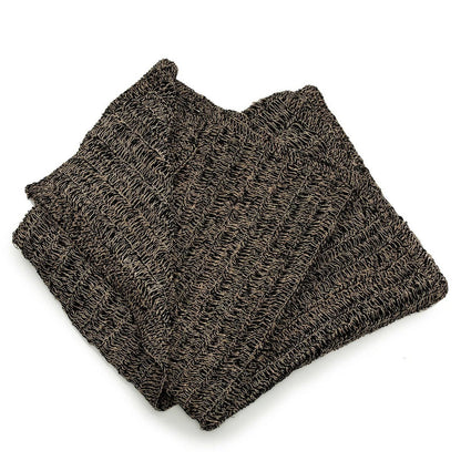 Seagrass rug 200 × 300 cm - natural black, woven in Indonesia