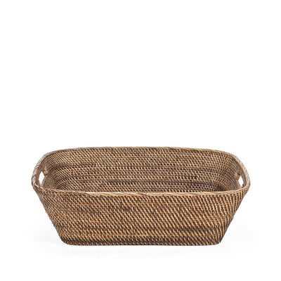 Rattan laundry basket, large – handwoven