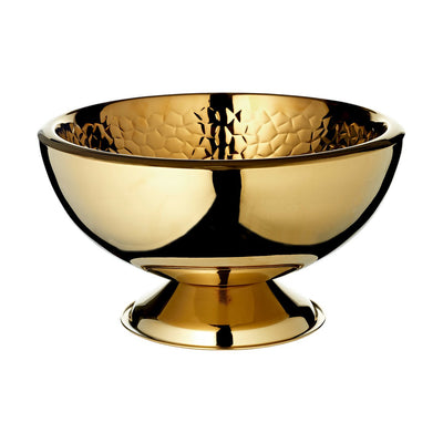 Gold stainless steel champagne cooler Bruno, Ø 43 cm