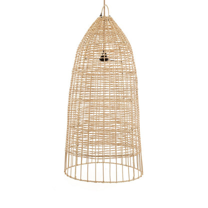 Pendel i rattan, 90 cm høj – slank, naturlig form