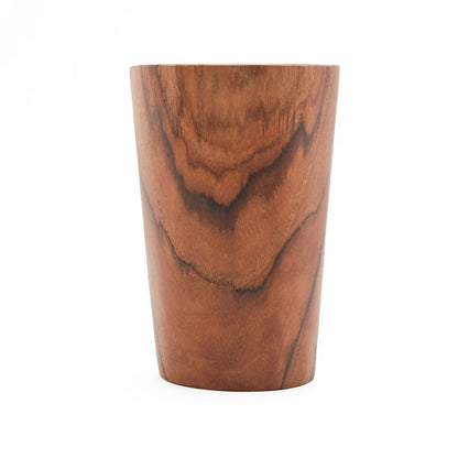 Teak root wood cup, tall - 16 cm