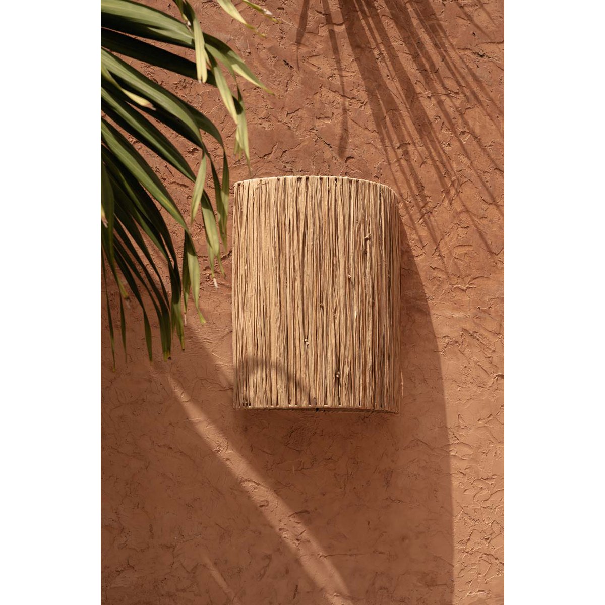 Sisal wall applique, 50 cm - natural woven