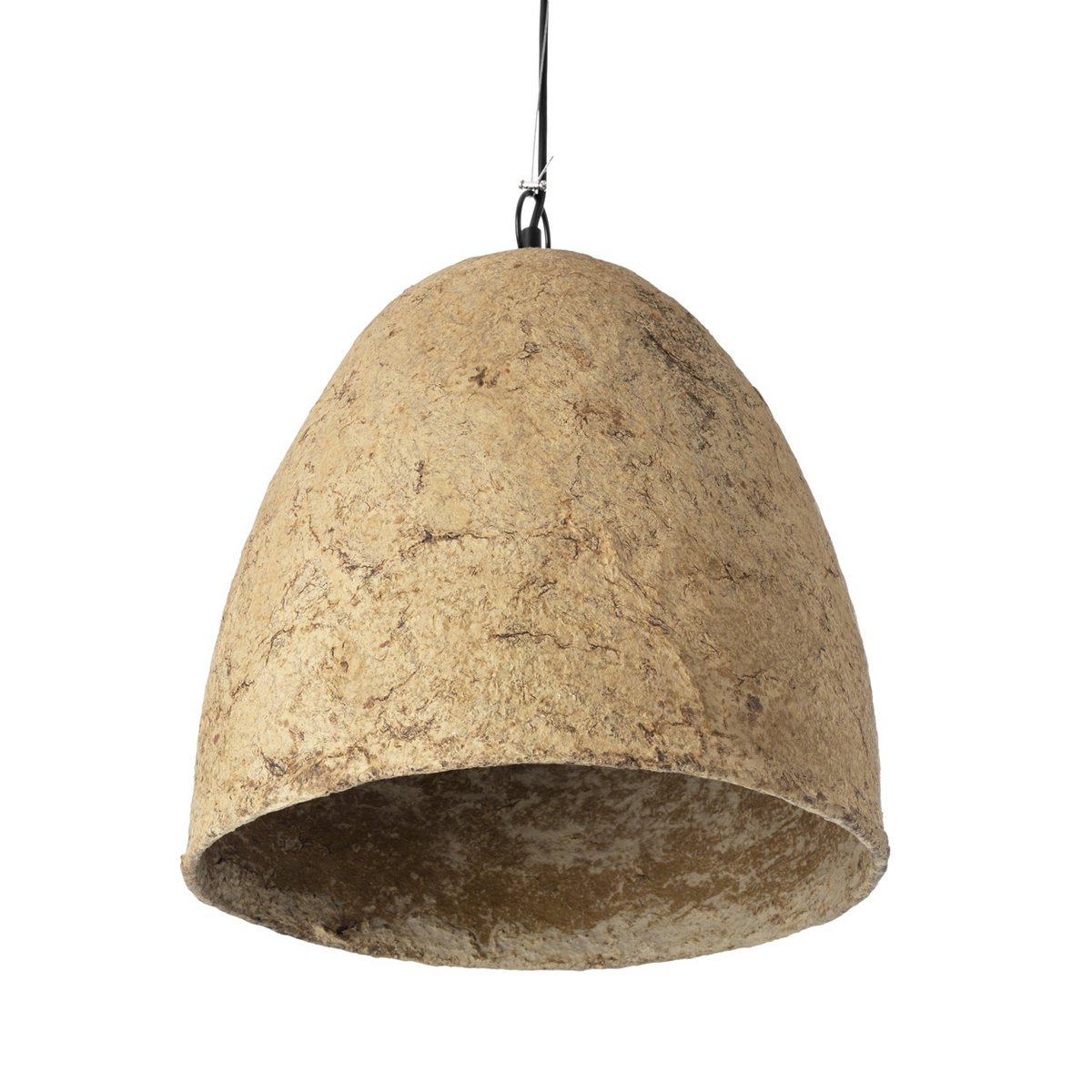 Papmaché pendellampe, 40 cm - Mud