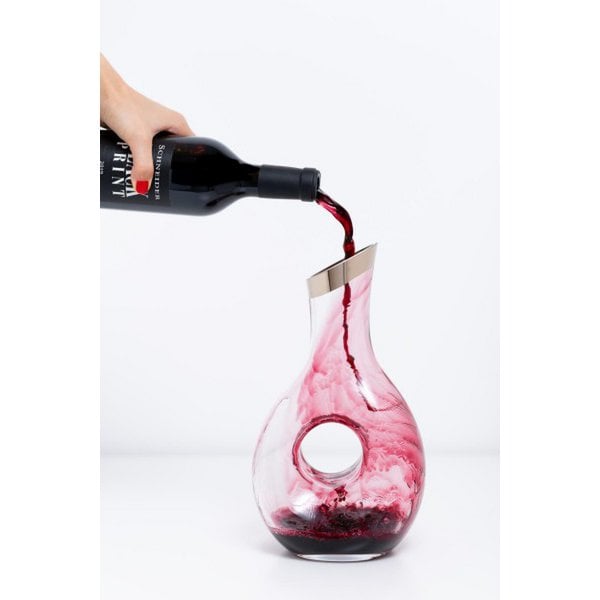 Kristalldekanter Gordon mit Platinrand – 1,2 L