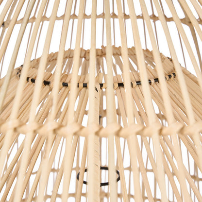 Rattan-Pendelleuchte, 84 cm – natürlicher Matchabesen